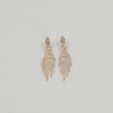 Aro dorado con strass
