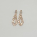 Aro dorado con strass