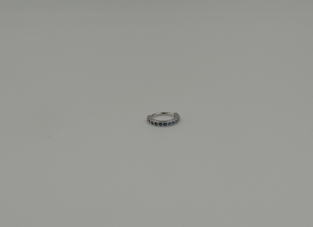 Aro bronce tipo piercing