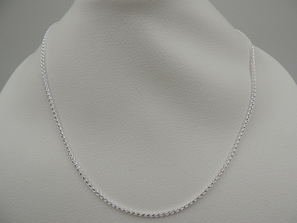 Cadena acero blanco espiga