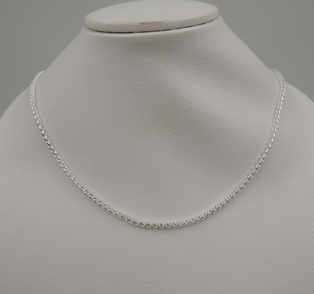 Cadena acero blanco espiga