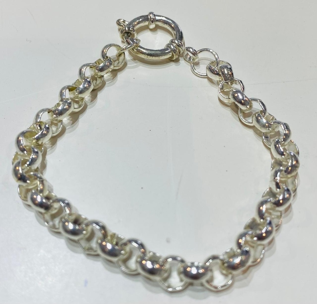 Pulsera acero blanco 7
