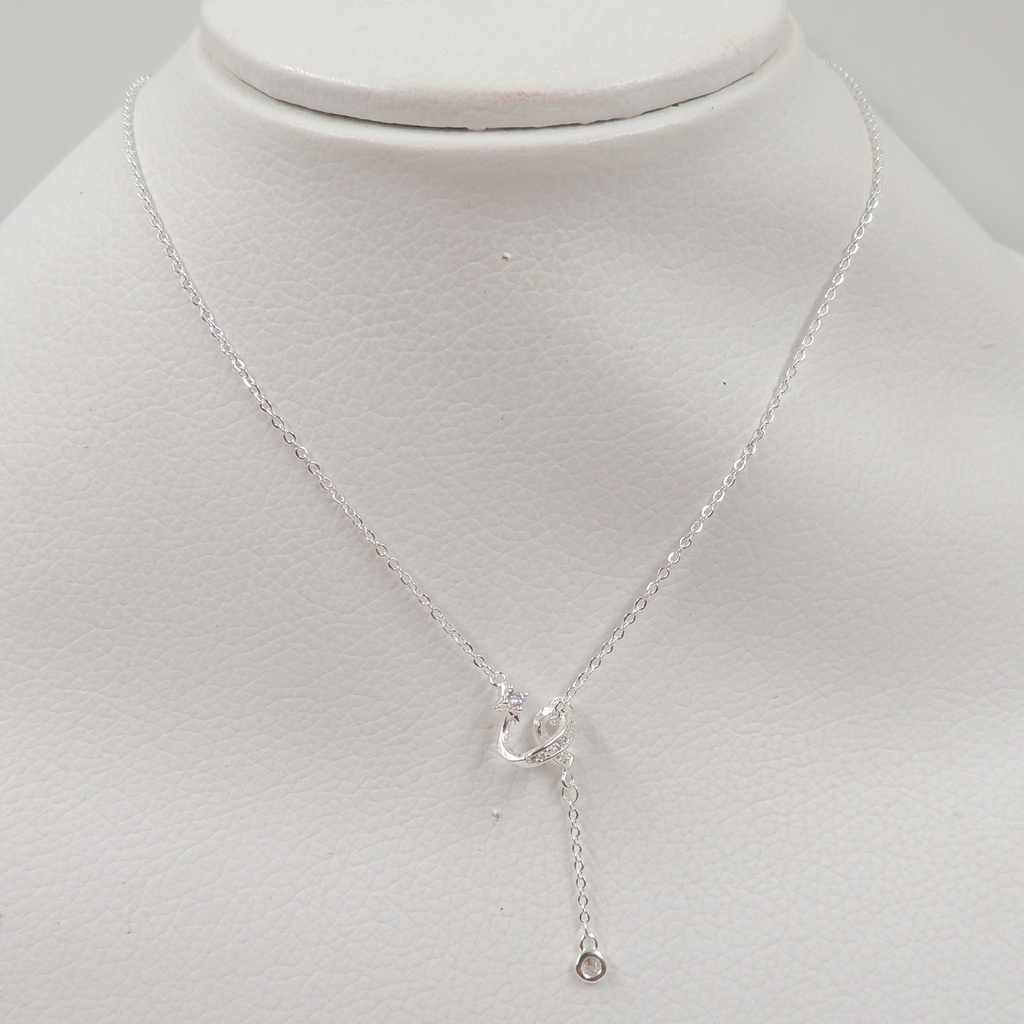 Cadena acero blanco con dije