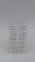 Aro perla n°6 x6 pares