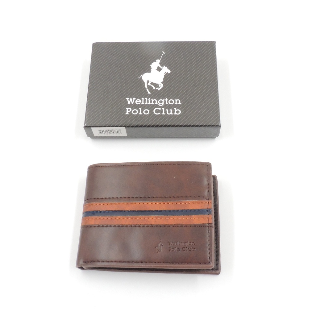 Billetera Wellington Marrón con guarda