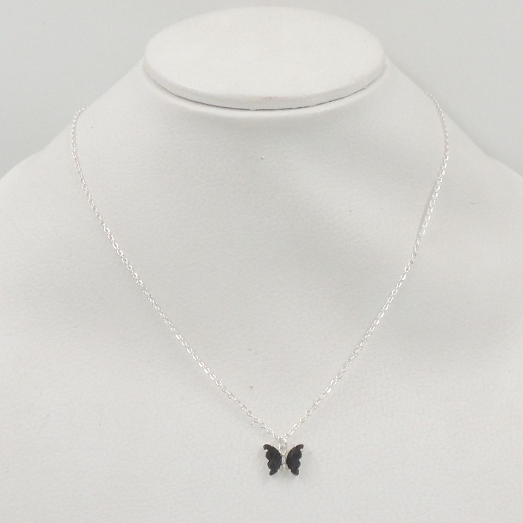 Cadena de acero blanco mariposa tipo nacar