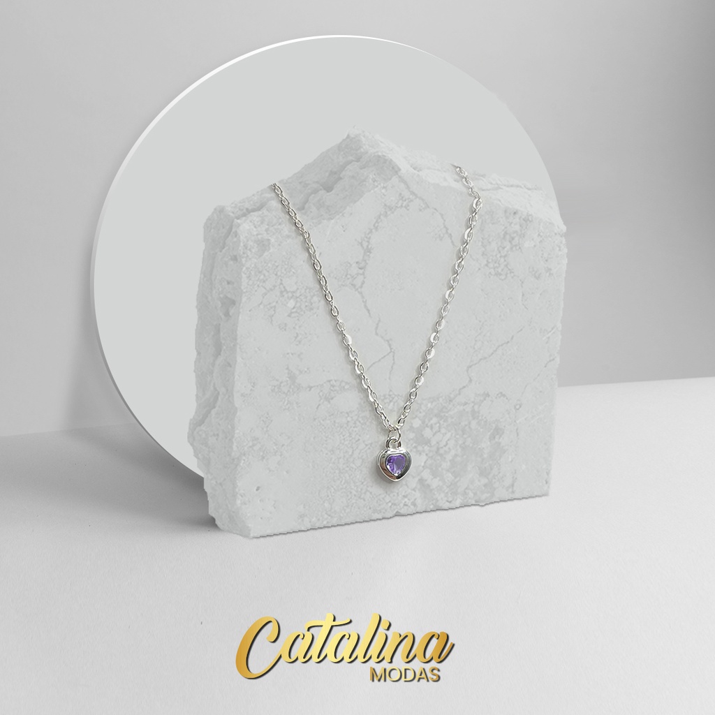 Cadena acero blanco con dije