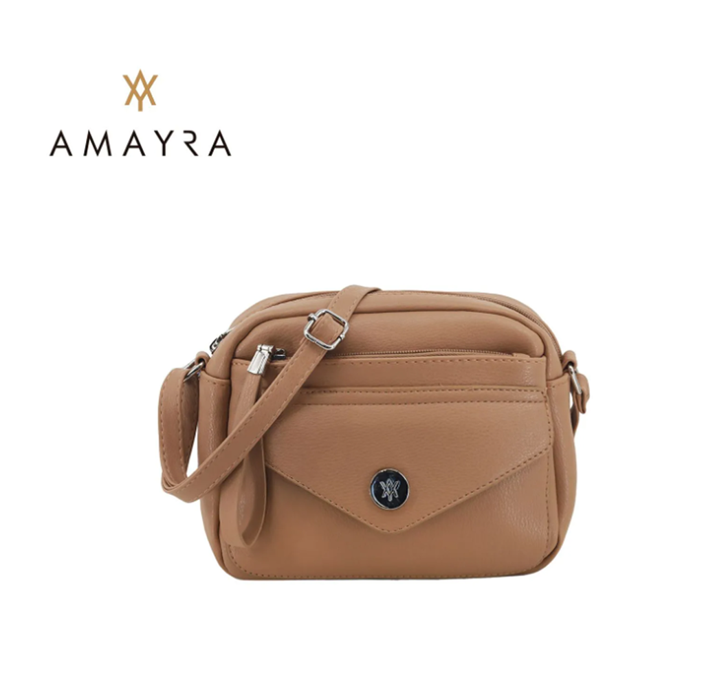 Cartera Amayra marrón claro