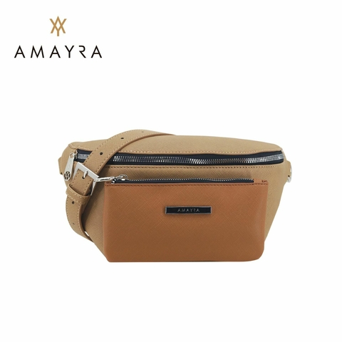 Riñonera Amayra color marron