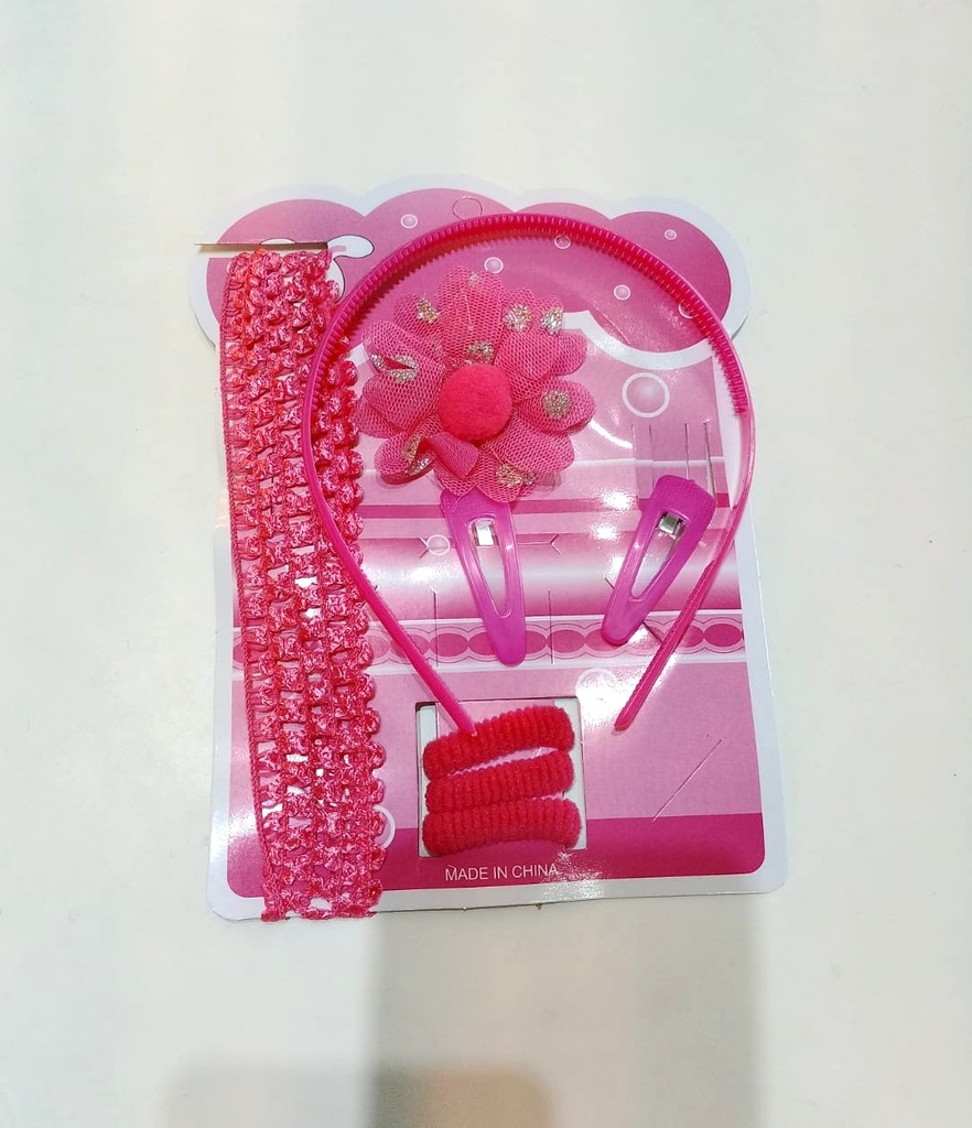 set de vincha y hebilla