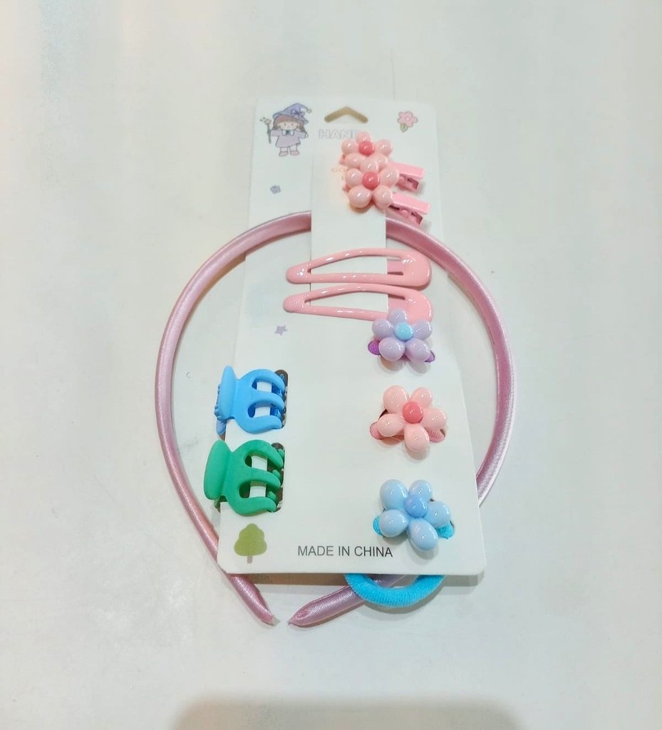 set de pelo nena x carton