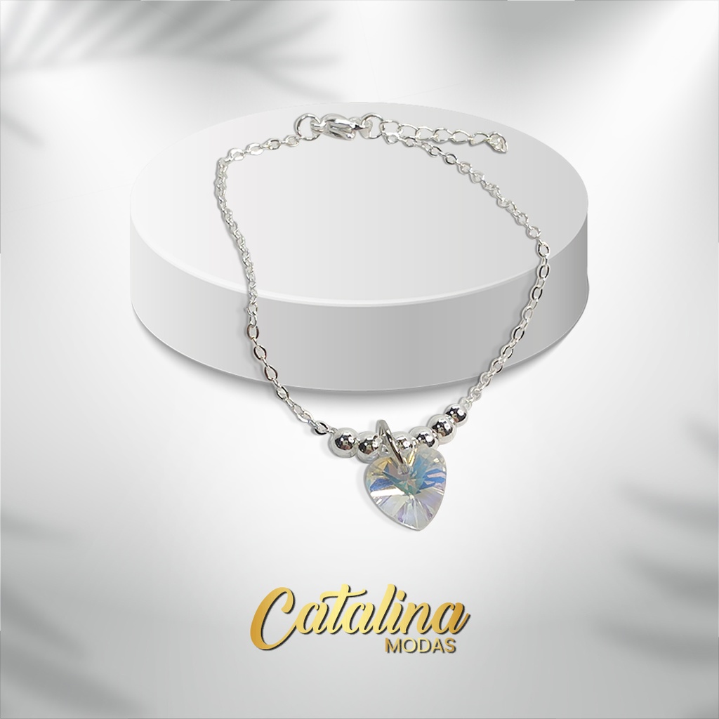 Pulsera dije de corazon