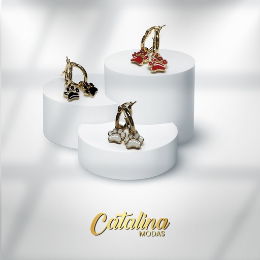 Aro acero dorado argolla colgante dije patita