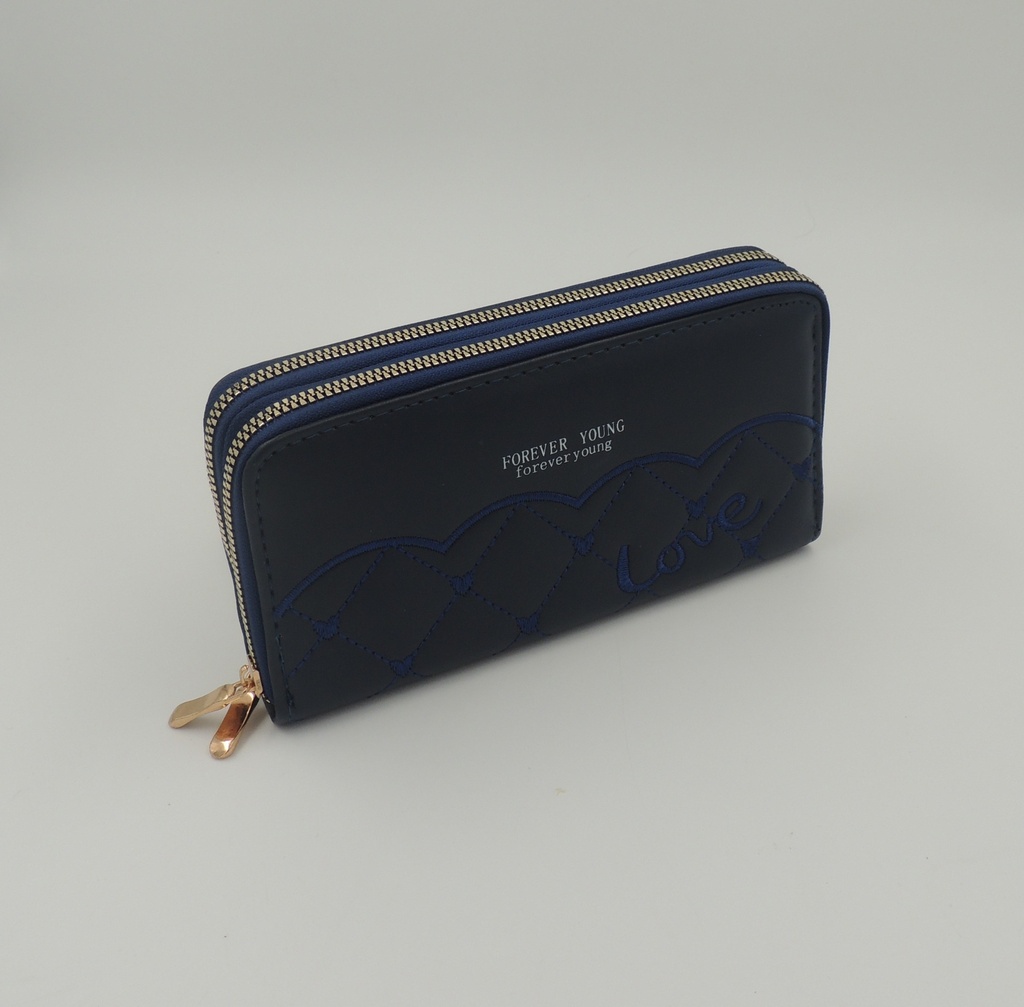 Billetera dama doble cierre