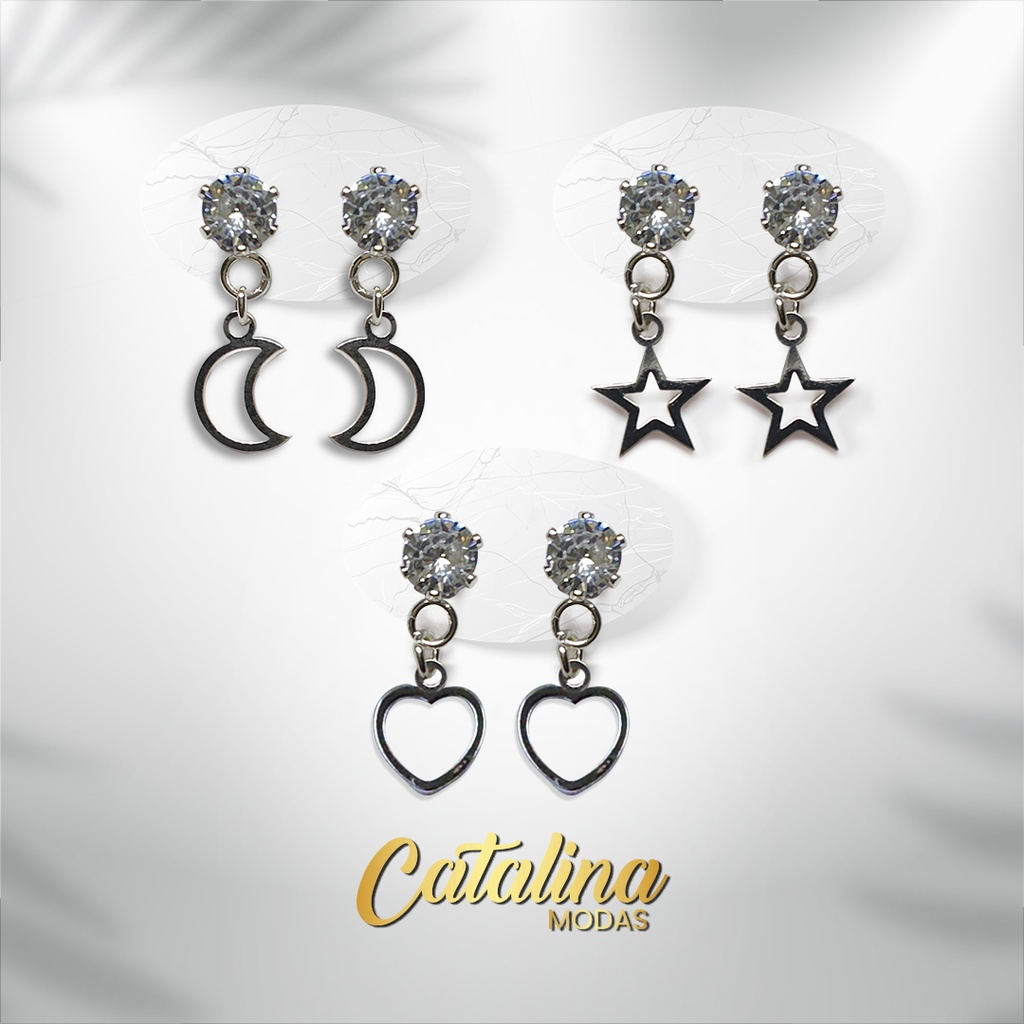 Aro acero blanco strass