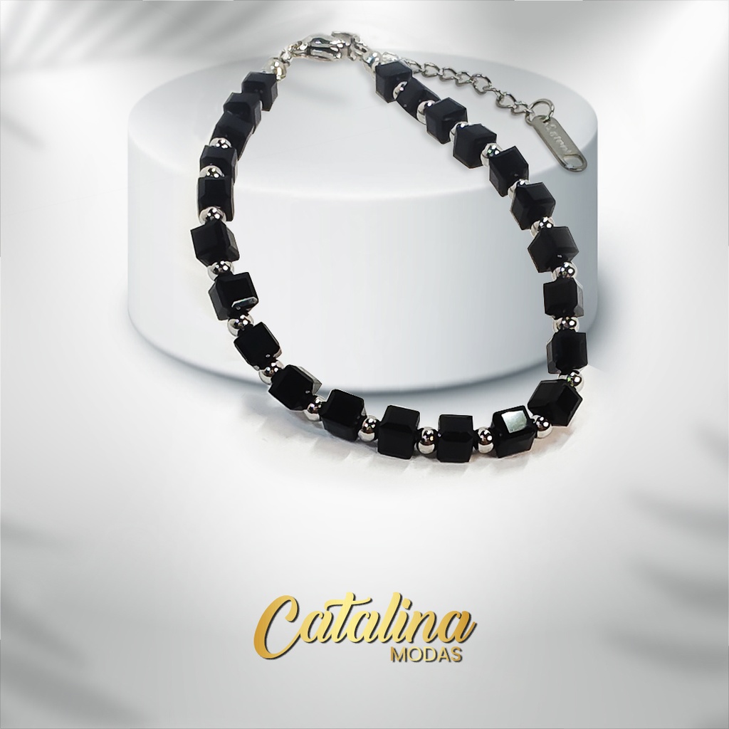 Pulsera con cristal cubic