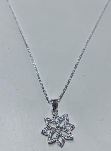[BZCADI222P] Cadena acero blanco mandala