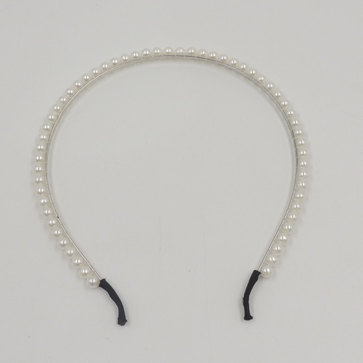 [al0226] Vincha con perlas