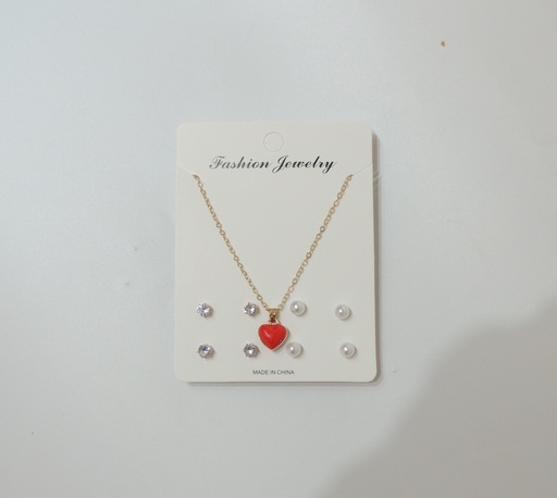 [set2] set de aros y cadenita