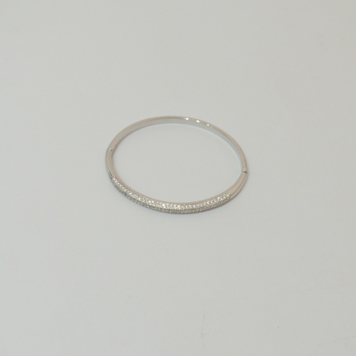 [pul54] Pulsera bronce plateado