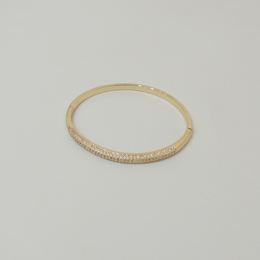 [pul54d] Pulsera bronce dorado