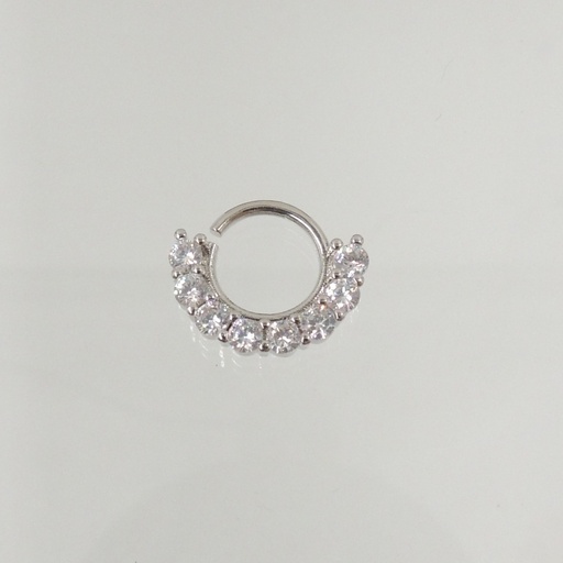 [BPAR115] Aro bronce tipo piercing strass