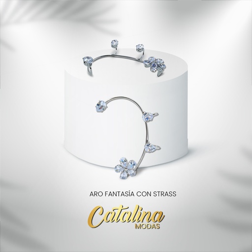 [AR2077] Aro fantasía decorador con strass